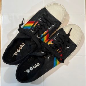 🌈 NWOT GOLA COASTER RAINBOW STRIPED SNEAKER 🌈